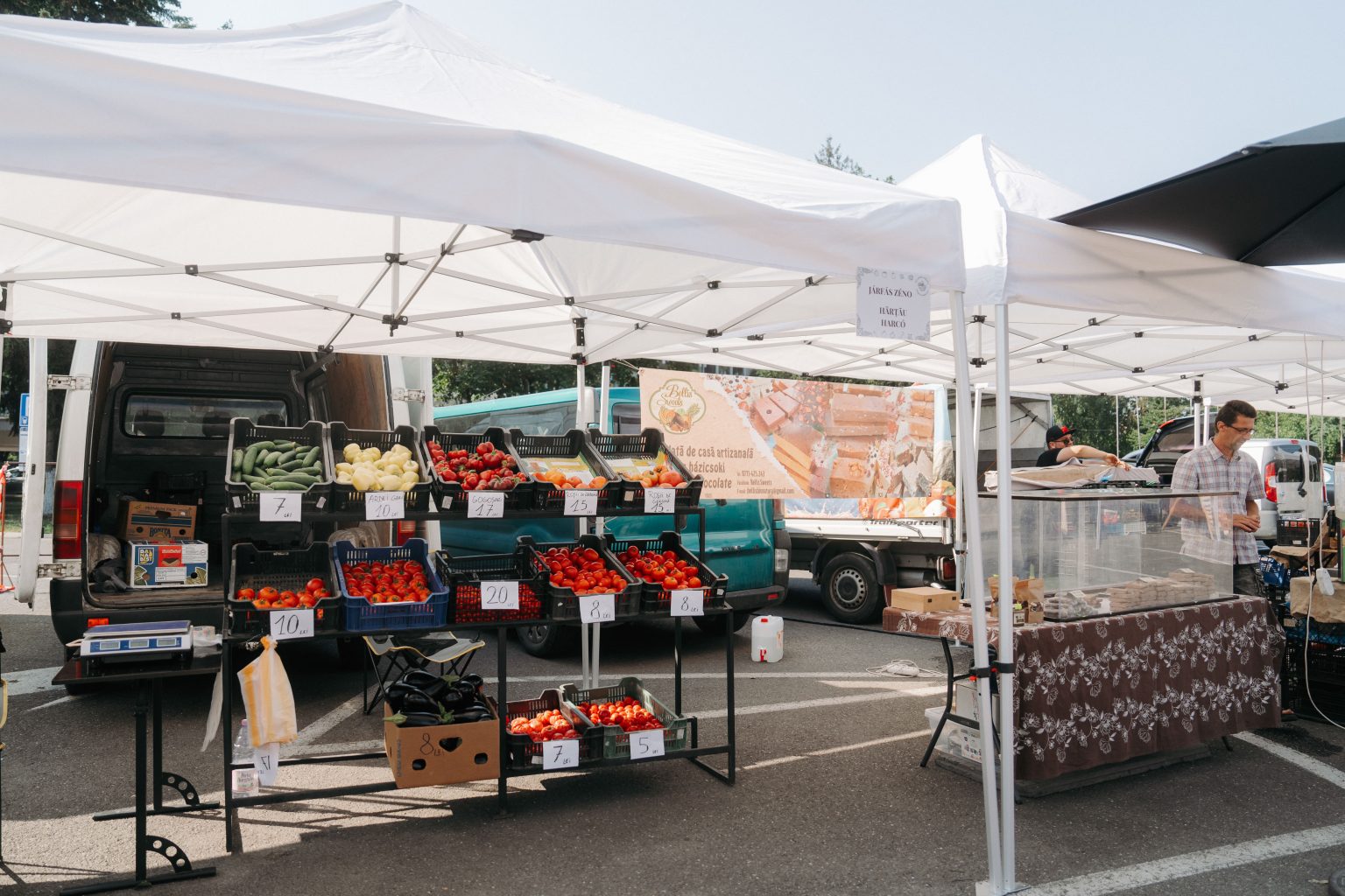 Piața Produselor Metropolitane, Metropolisz Termékek Piaca, legume