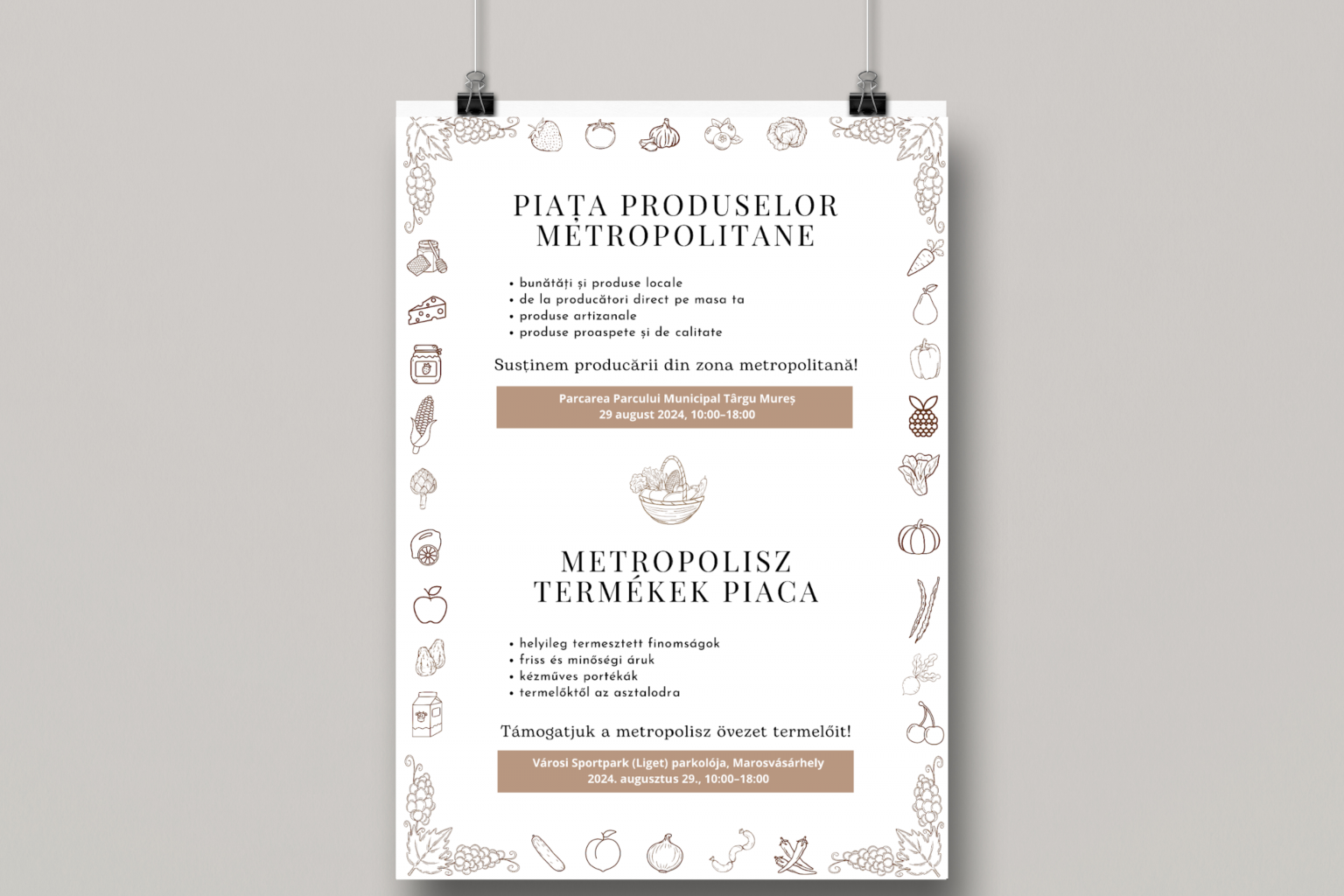 Piața Produselor Metropolitane, Metropolisz Termékek Piaca